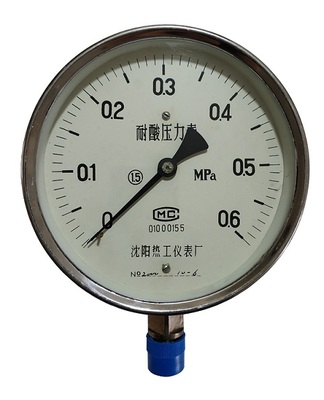 耐酸壓力表